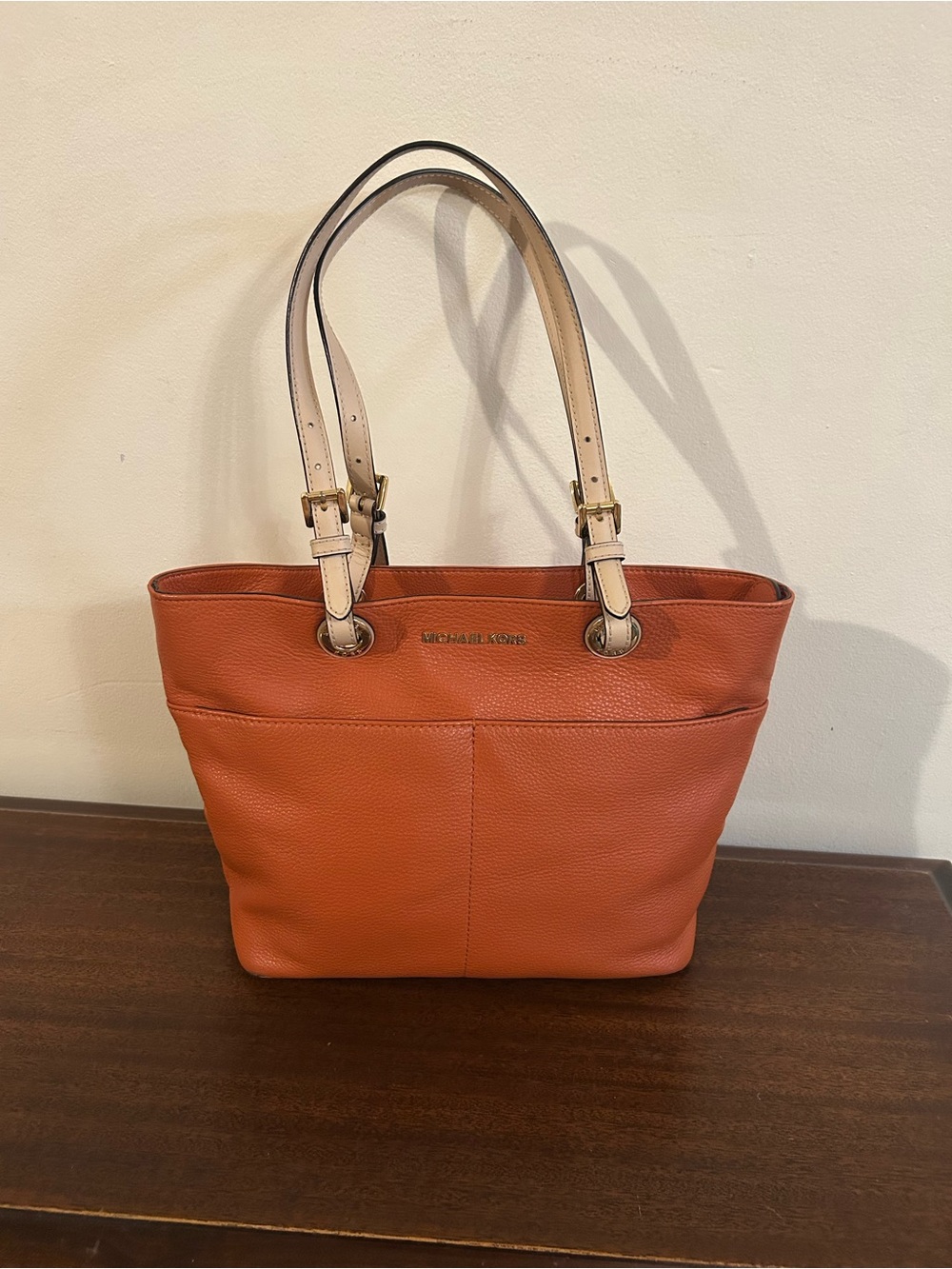 Michael Kors Bedford Medium Pebbled Leather Tote Bag